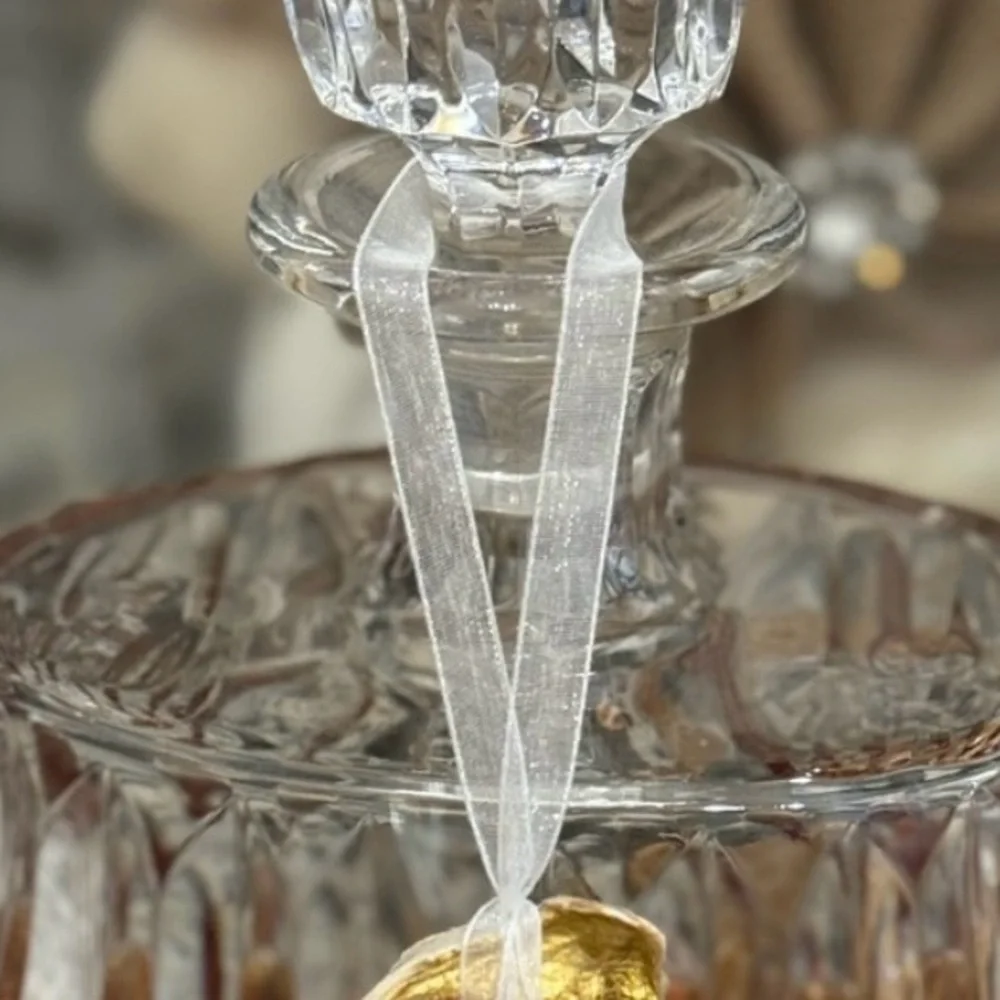 Very few left! Hand Crafted Royal Check Oyster Shell Ornament
